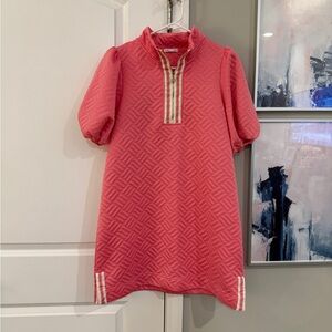 Mary Square Quilted Pink Andie Dress